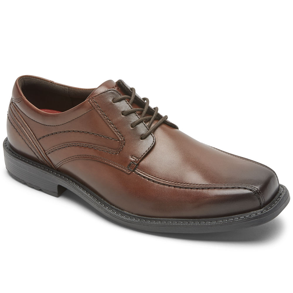 Rockport Mens Style Leader 2 Bike Toe - Oxfords Brown - PTB419268